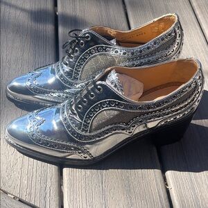 OOAS Mrs. Doubt Midheel Silver Wingtip
